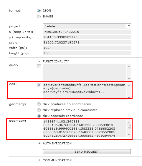 Sample editing call in Preview.jsp