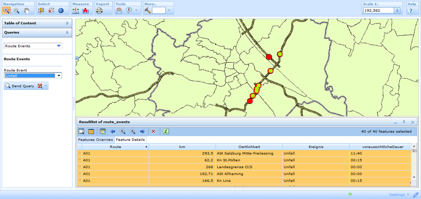 Attributive search in the WebOffice html client with a route event layer without ObjectID Attributive search in the WebOffice html client with a route event layer without ObjectID