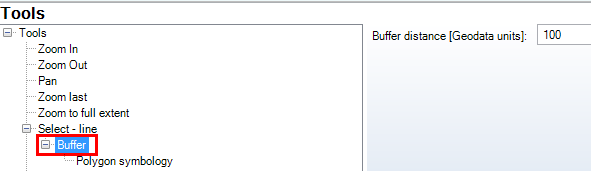 Select line buffer configuration - WebOffice category