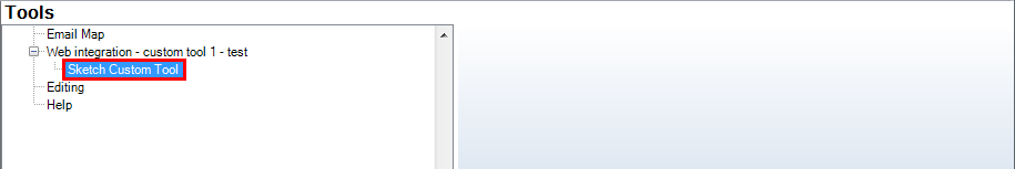 Sketch Custom Tool Configuration - no further parameters have to be defined