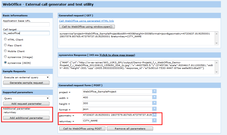 Parameters "&returnkey" and "&geometry"