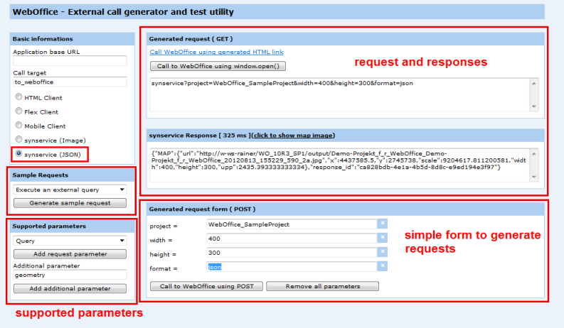 Test page - testextcall.htm