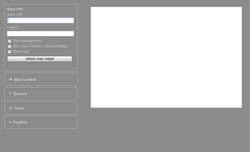 WebOffice map widget test container - overview WebOffice map widget test container - overview
