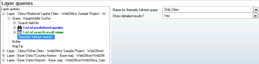 Configuration "thematic full-text search"