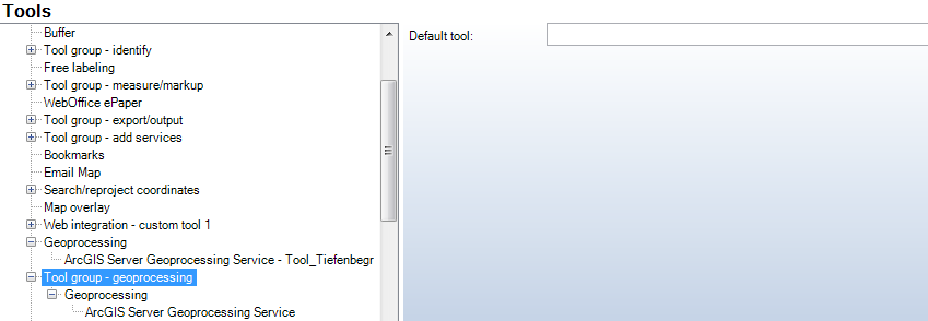 Tool group geoprocessing - tool group properties