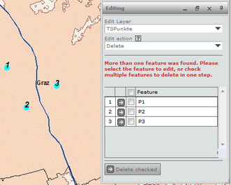 Edit multiple features in HTML client