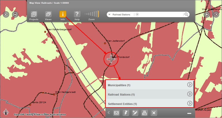 Identify using crosshair