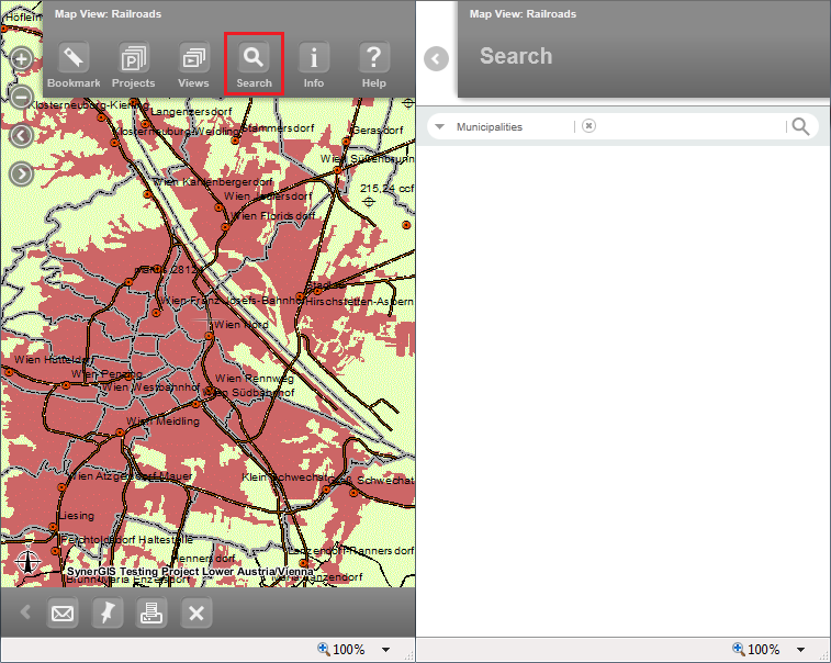 Query in WebOffice mobile client - Phone mode