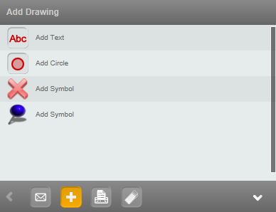 Redlining tool in WebOffice mobile client