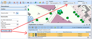 Suchergebnis wird in der in der konfigurierten Kartenansicht dargestellt - WebOffice 10 R3 Client Suchergebnis wird in der in der konfigurierten Kartenansicht dargestellt - WebOffice 10 R3 Client