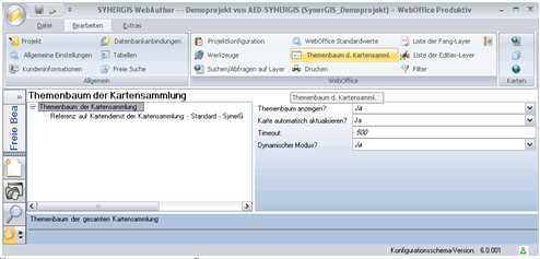 Themenbaum der Kartensammlung
