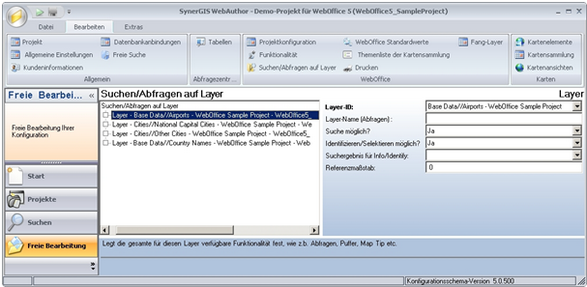 WebOffice author - Konfigurationsbaum