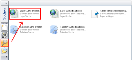 Starten des Assistenten ‚Layer-Suche erstellen‘