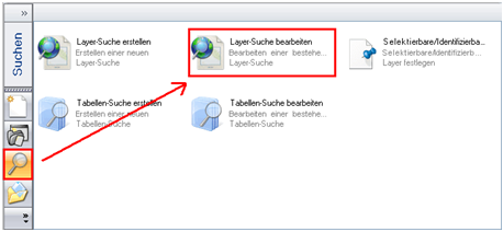 Start des Assistenten ‚Layer-Suche bearbeiten‘