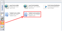 Starten des Assistenten ‚Tabellen-Suche bearbeiten‘