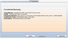 Assistent ‚Tabellen-Suche bearbeiten‘ - Schritt 4
