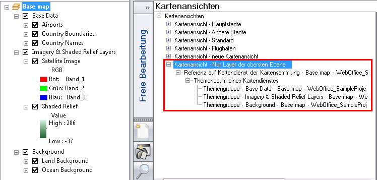 Option "Nur Layer der obersten Ebene übernehmen"