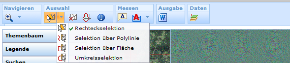 Die Werkzeuggruppe ‚Selektieren‘ Die Werkzeuggruppe ‚Selektieren‘