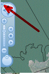 ‘Griffleiste’ des Kartennavigators ‘Griffleiste’ des Kartennavigators