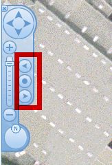 Ausschnittshistorie des Kartennavigators (Schaltflächen für vorherigen Bereich, nächsten Bereich und Gesamtbereich) Ausschnittshistorie des Kartennavigators (Schaltflächen für vorherigen Bereich, nächsten Bereich und Gesamtbereich)