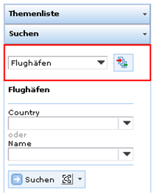 Liste mit Vordefinierte Suchen Liste mit Vordefinierte Suchen