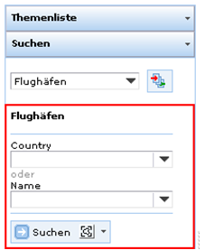 Abfragefelder unter ‚Suchen‘ - z.B. hierarchische Adresssuche Abfragefelder unter ‚Suchen‘ - z.B. hierarchische Adresssuche