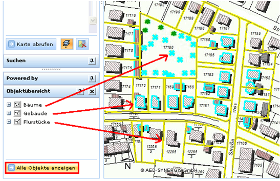 Anzeige aller ausgewählter Objekte verschiedener Layer auf einmal Anzeige aller ausgewählter Objekte verschiedener Layer auf einmal
