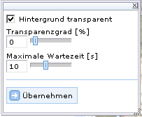 WebOffice 10 R3 Client Dialog ‚Kartendiensteigenschaften‘