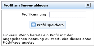WebOffice 10 R3 Client – Profil am Server ablegen WebOffice 10 R3 Client – Profil am Server ablegen