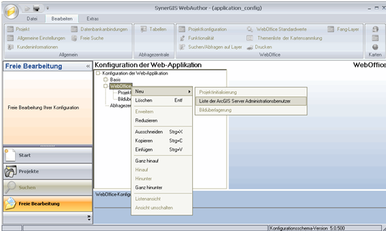 Hinzufügen des Elements „Liste der ArcGIS Server Administrationsbenutzer“ Hinzufügen des Elements „Liste der ArcGIS Server Administrationsbenutzer“