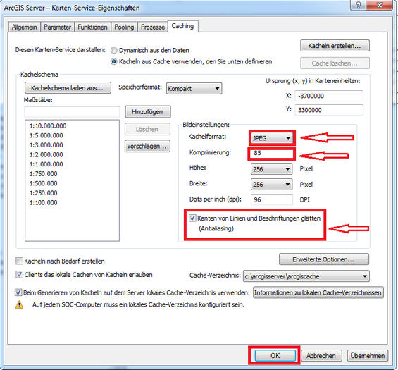 Dialog ‚Caching’