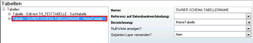 Tabellen - Allgemeine Kategorie Tabellen - Allgemeine Kategorie