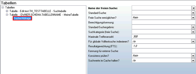Element Suche/Abfrage – Spezifisches generisches (Freie Suche) Abfrageverhalten Element Suche/Abfrage – Spezifisches generisches (Freie Suche) Abfrageverhalten