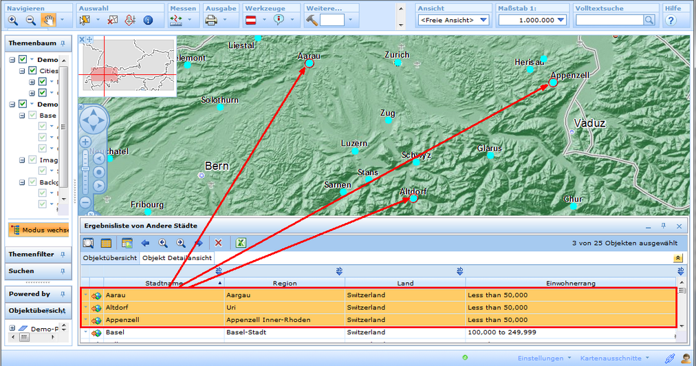 Dynamische Selektion im WebOffice 10 R3 HTML Client
