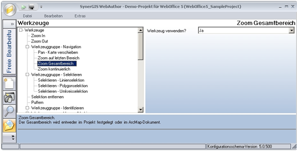 Zoom Gesamtbereich - Kategorie ‚WebOffice 10 R3‛
