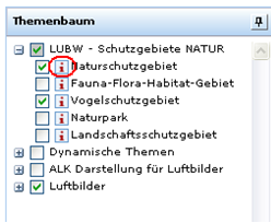 Identifizierbare OGC WMS Ebenen im WebOffice 10 R3 Inhaltsverzeichnis/Themenbaum