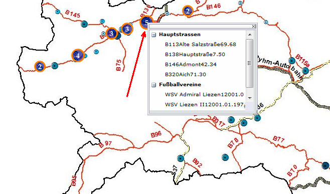 Auswahl eines Objektes aus verschiedenen Themen Auswahl eines Objektes aus verschiedenen Themen