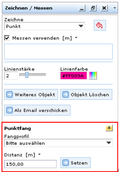 Snapping im Messen-Punktbestimmungs-Werkzeug Snapping im Messen-Punktbestimmungs-Werkzeug