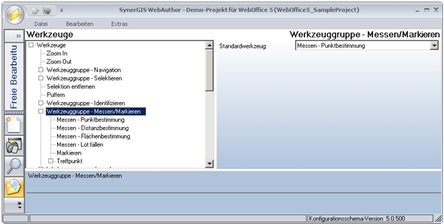 Werkzeuggruppe Ausgabe’- Kategorie ‚WebOffice 10 R3‘