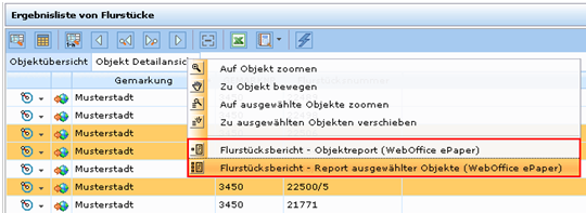 Ein ePaper erzeugen über das Suchergebnis-Contextmenü&nbsp;