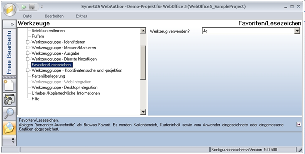 Werkzeug ‚Favoriten/Lesezeichen’ - Kategorie WebOffice Werkzeug ‚Favoriten/Lesezeichen’ - Kategorie WebOffice