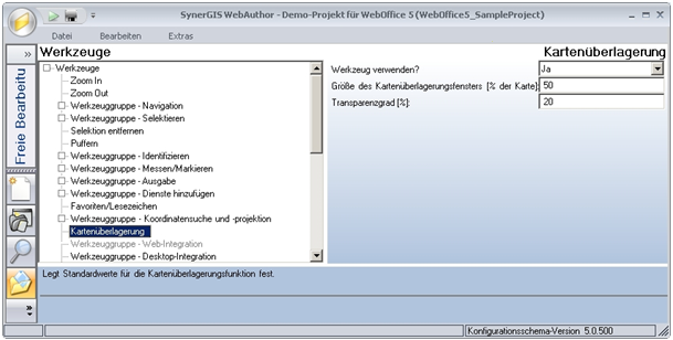 Kartenüberlagerungswerkzeug - Kategorie 'WebOffice'&nbsp;