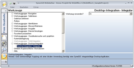 Werkzeug ‚Desktop-Integration – Integrator‘ - Kategorie ‚WebOffice 10 R3‛ Werkzeug ‚Desktop-Integration – Integrator‘ - Kategorie ‚WebOffice 10 R3‛