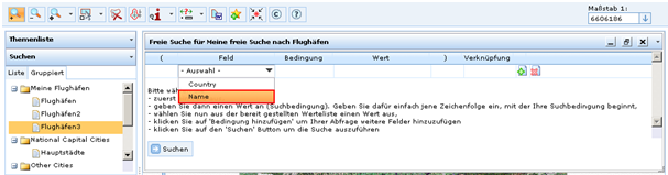 ‚Suchfeld‘ in der ‚Freien Suche‘ im WebOffice 10 R3 Client ‚Suchfeld‘ in der ‚Freien Suche‘ im WebOffice 10 R3 Client