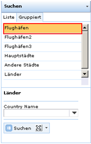 Im WebOffice 10 R3 Client angezeigter Name der ‚vordefinierten Suche’