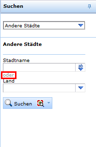 Anzeige des Operators "OR" im WebOffice 10 R3 Client Anzeige des Operators "OR" im WebOffice 10 R3 Client