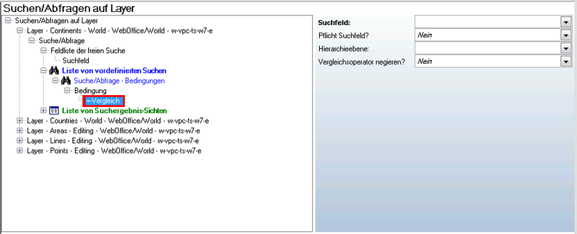 Gemeinsame Konfigurationseigenschaften von "Vergleich" Gemeinsame Konfigurationseigenschaften von "Vergleich"