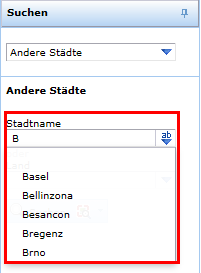 "Werteliste mit Auto-Vervollständigung" im WebOffice 10 R3 Client "Werteliste mit Auto-Vervollständigung" im WebOffice 10 R3 Client