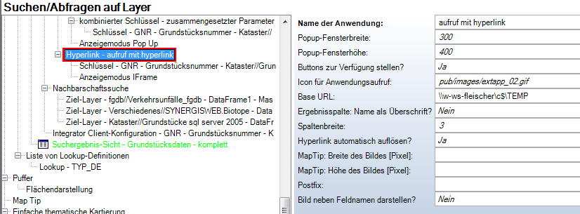 Integration of external Applications - Hyperlink