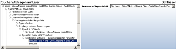 Konfiguration von ‚Schlüssel‘ Konfiguration von ‚Schlüssel‘
